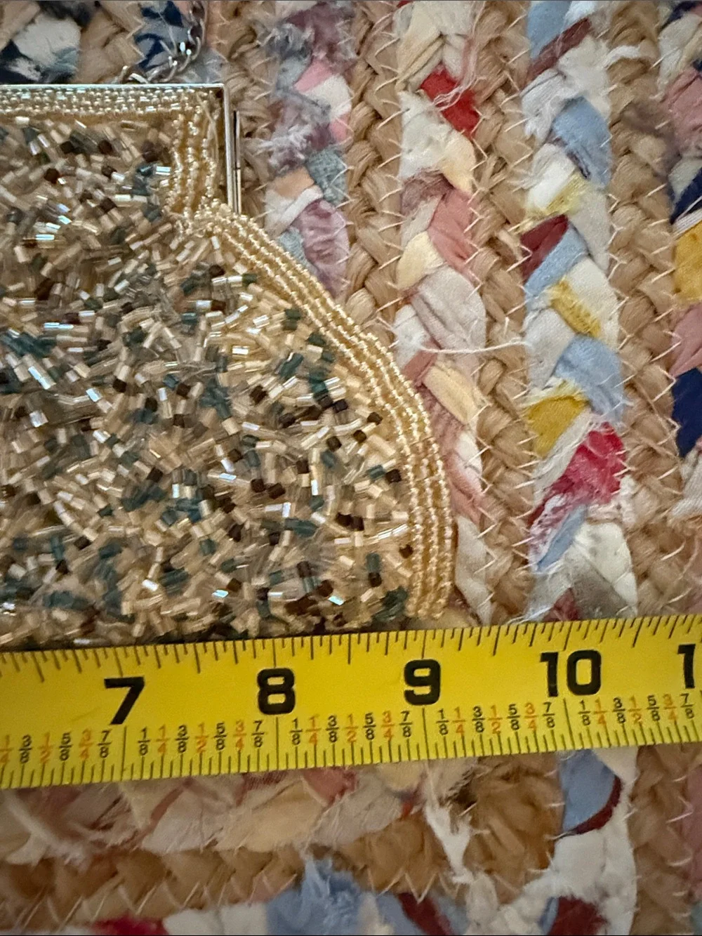 Vintage sparkly beaded purse